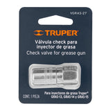 VÁLVULA CHECK PARA INYECTORES DE GRASA, TRUPER