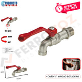 OFERTA CAÑO BOTADERO 1/2" M/ ROJO COMERCIAL