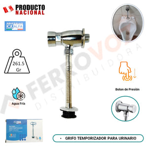 GRIFO TEMPORIZADOR PARA URINARIO 261.5 gr.