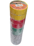 PACK CINTA AISLANTE COLORES MAKAWA 5Y ( 10 PCS )