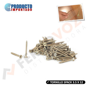 TORNILLO SPACK 3.5 X 12 MM ( 1000 PCS )