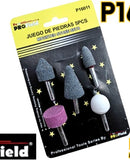 JUEGO PIEDRAS ESMERIL 5 PIEZAS "PROFIELD"