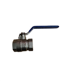 LLAVE PASO BRONCE PESADO 1" M/AZUL