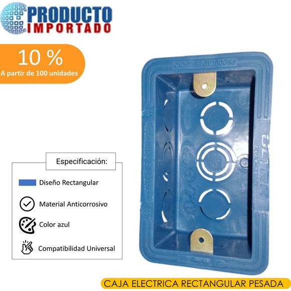 CAJA ELECTRICA RECTANGULAR PESADA