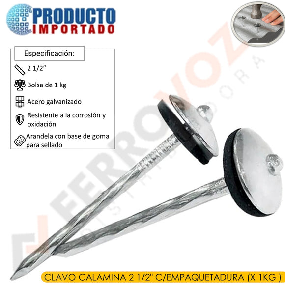 CLAVO CALAMINA 2 1/2