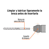 BROCA SDS PLUS 5/8 X 8', TRUPER