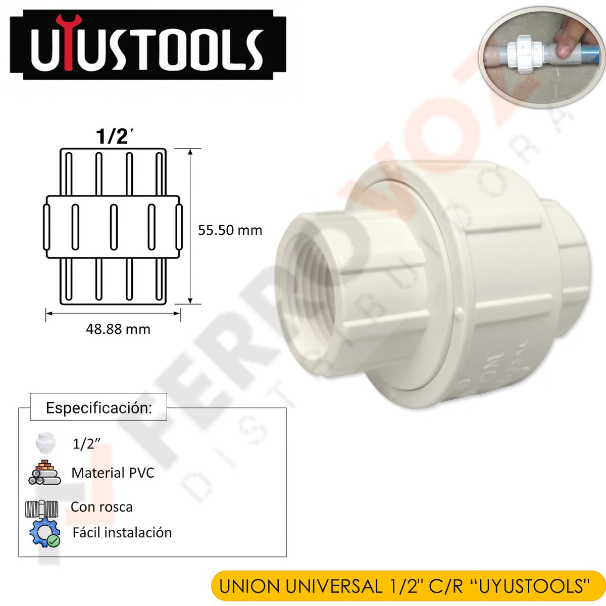 UNION UNIVERSAL 1/2