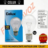 FOCO INCANDESCENTE ANTIGUO 50W "CELUX"