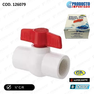 LLAVE PASO PVC C/R 1/2"