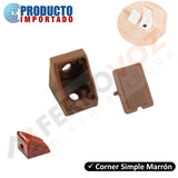 ANGULO PVC CORNER SIMPLE  MARRON (50PCS)