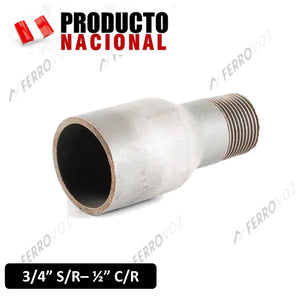 REDUCCION AGUA PVC 3/4" SR - 1/2" RE