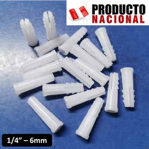 TARUGO FISHER BLANCO 1/4" ( 70GR ≈ 100PCS APROX)