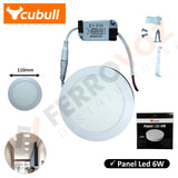 PANEL LED VISIBLE 6W REDONDO