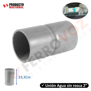 UNION AGUA PVC TUBO 2" S/R