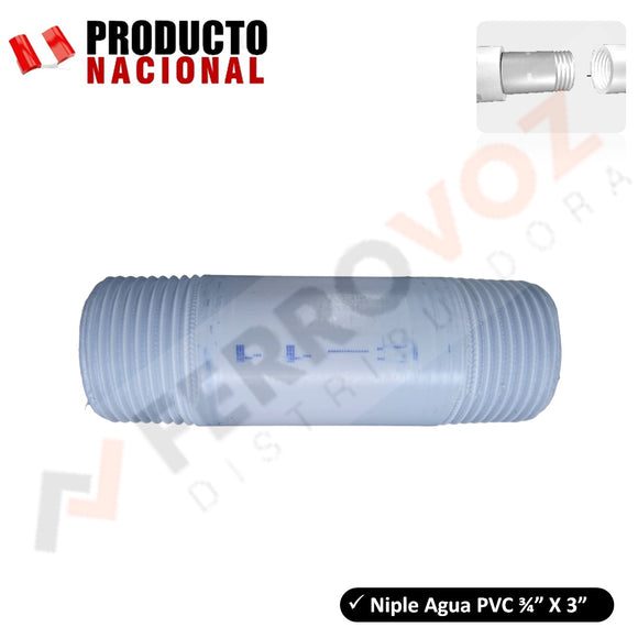 Tubo PVC Agua N. 110 mm (4″) X 3.2 mm X 3 Mts Ref/nara. – Hierros