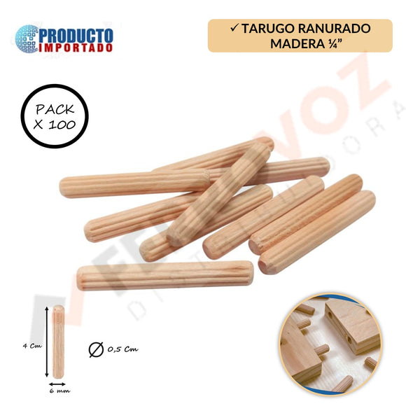 TARUGO MADERA 1/4