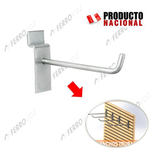 GANCHO TRUPAN 30CM (50PCS) ZINCADO