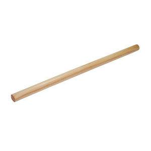 Palo de escoba de madera sin tratar con rosca. 140 cm. :: conaguayjabon