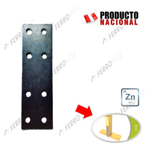 PLATINA GRUESA 100MM ZINCADO (50PCS)