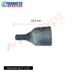 REDUCCIÓN AGUA PVC 2" SR - 1/2" SR